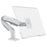 NORTH BAYOU F80 Monitor Arm 17-30 Inch Displays Adjustable Height Mechanical Desk Mount Stand - White - 1