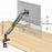 NORTH BAYOU F80 Monitor Arm 17-30 Inch Displays Adjustable Height Mechanical Desk Mount Stand - White - 5