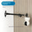 360 Degree Rotation Security Camera Holder Mount 35-50cm Carbon Steel Telescopic Arm Bracket - 5