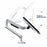 NEWSENCE V8 Desk Mount Monitor Aluminum Alloy Bracket Adjustable 17-38inch Computer Monitor Holder - 5