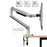 NEWSENCE V8 Desk Mount Monitor Aluminum Alloy Bracket Adjustable 17-38inch Computer Monitor Holder - 7