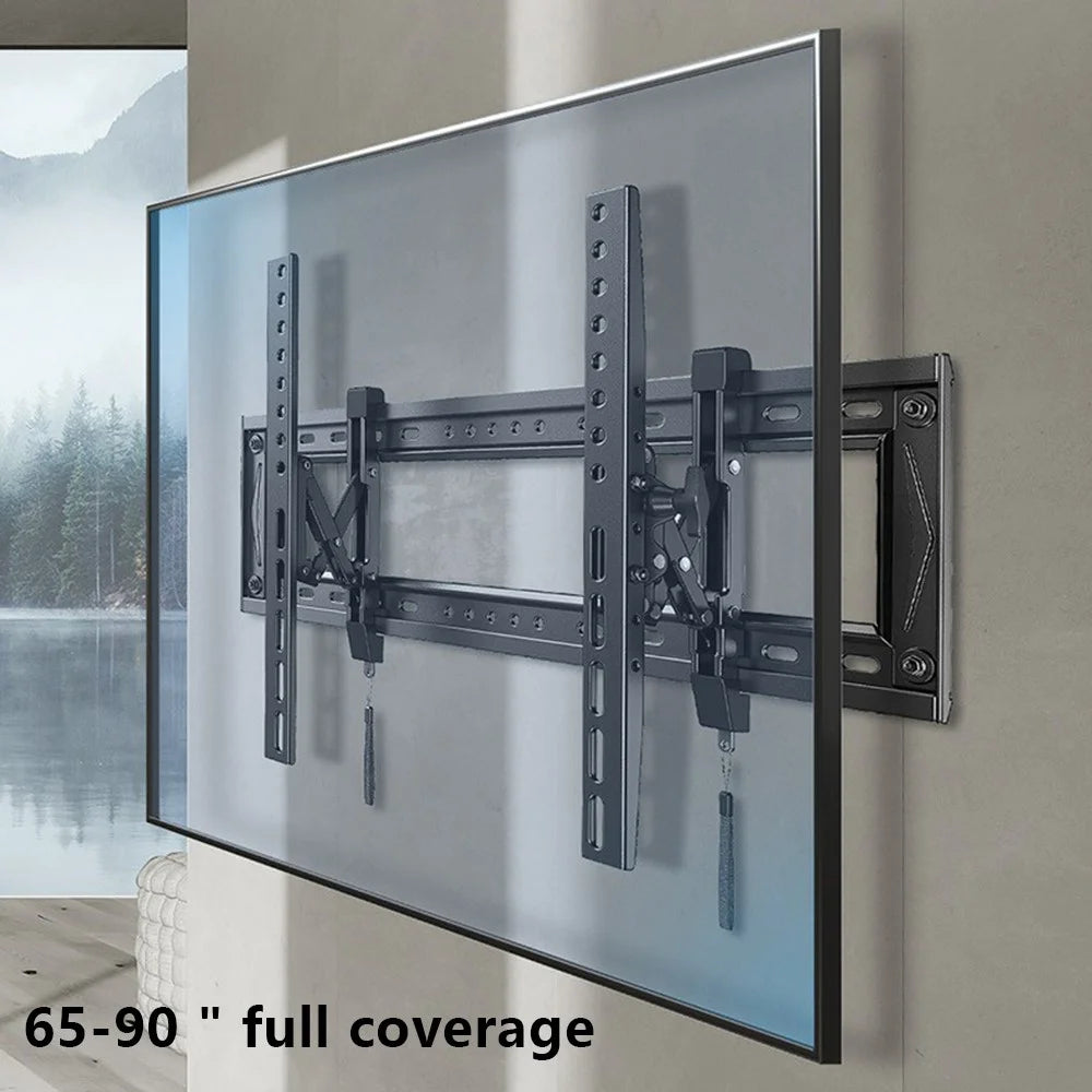 NORTH BAYOU DF80-T Universal 65-90 inch TV Wall Mount Bracket Angle Adjustable Television Holder - 5