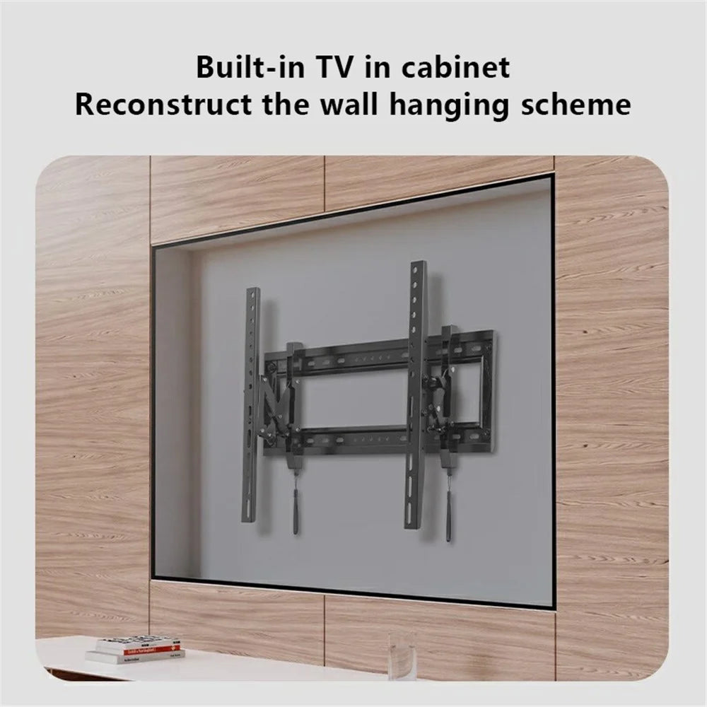 NORTH BAYOU DF80-T Universal 65-90 inch TV Wall Mount Bracket Angle Adjustable Television Holder - 7