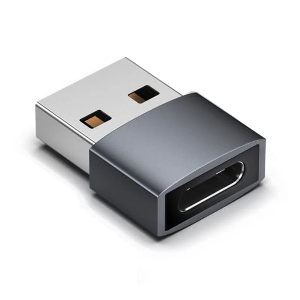 SYNTECH Mark1 3Pcs USB A to USB C Converter Fast Data Transfer Aluminum Adapter for iPhone / iPad / Samsung / Google - 2
