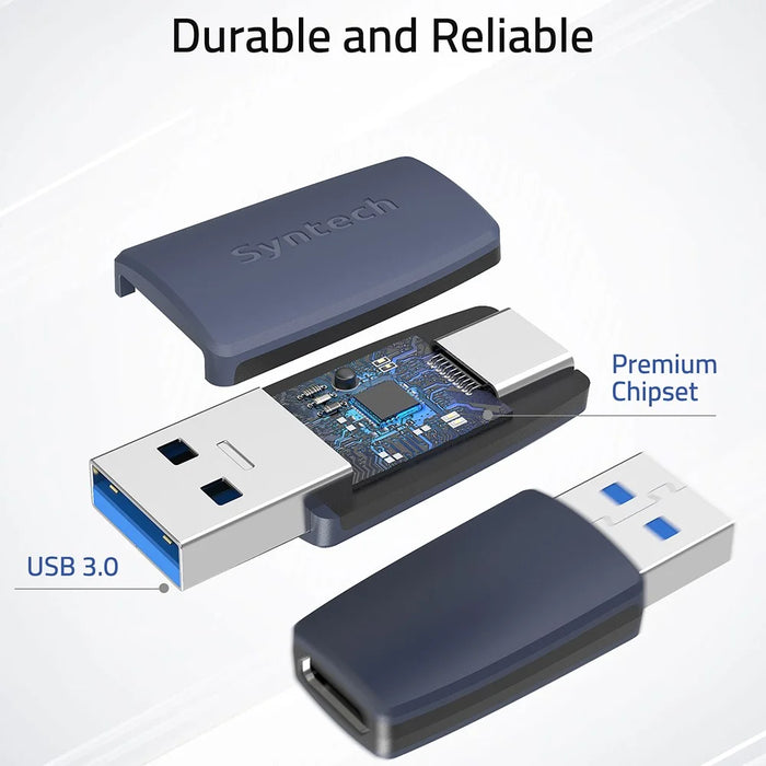 SYNTECH M1G-3 3Pcs USB C Female to USB 3.0 Male Converter 5Gbps Fast Data Transfer Adapter - 6