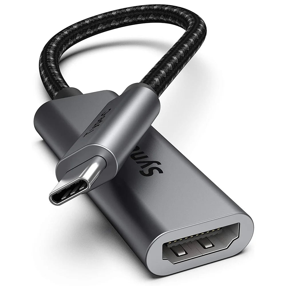 SYNTECH Mark10 USB C Male to HD Female Adapter 4K 30Hz Video Converter for MacBook / Dell / HP - 1