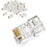 100Pcs UGREEN 60558 Cat6 RJ45 Connector Ethernet Cable Plugs 8P8C Crimp Modular UTP Network LAN Connectors - 1