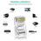 100Pcs UGREEN 60558 Cat6 RJ45 Connector Ethernet Cable Plugs 8P8C Crimp Modular UTP Network LAN Connectors - 4