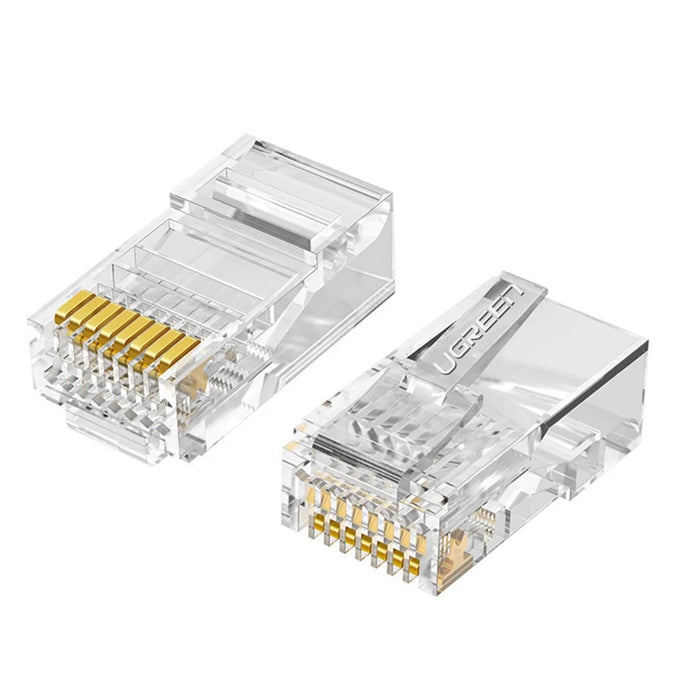 100Pcs UGREEN 60558 Cat6 RJ45 Connector Ethernet Cable Plugs 8P8C Crimp Modular UTP Network LAN Connectors - 7