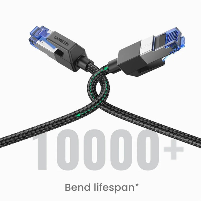 UGREEN 80429 Cat8 RJ45 Ethernet Cable 2000MHz Bandwidth 25Gbps High Speed Network Cable - 1m - 4