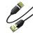 UGREEN 80414 Gigabit Cat7 RJ45 LAN Cable Ethernet Cable 10Gbps Computer Router Network Connection Cord - 1m - 1