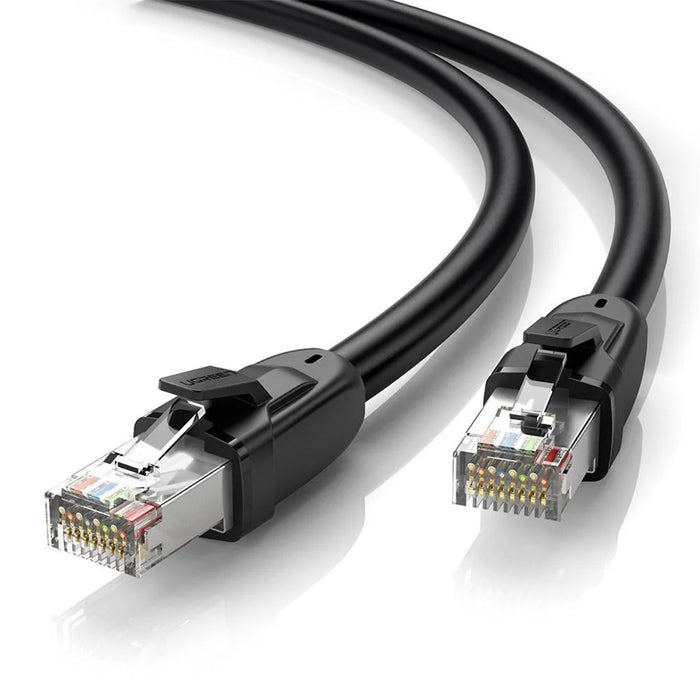 UGREEN 70327 RJ45 Cat8 Ethernet Cable 8-Core 2000MHz Bandwidth 25Gbps LAN Network Cable - 1m - 1