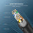 UGREEN 70327 RJ45 Cat8 Ethernet Cable 8-Core 2000MHz Bandwidth 25Gbps LAN Network Cable - 1m - 5