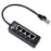 1 to 4 RJ45 Network Expansion Adapter LAN Ethernet Male to Female Networking Splitter - 1