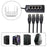 1 to 4 RJ45 Network Expansion Adapter LAN Ethernet Male to Female Networking Splitter - 4