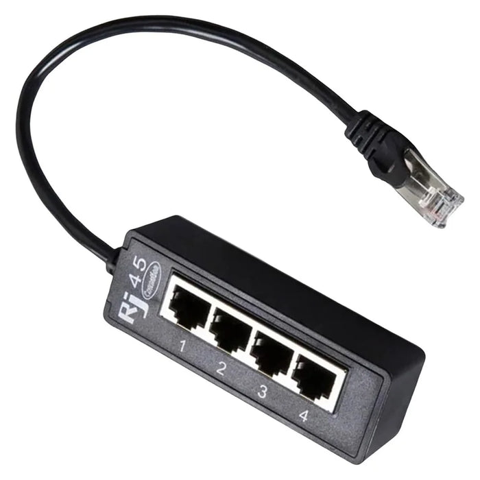 1 to 4 RJ45 Network Expansion Adapter LAN Ethernet Male to Female Networking Splitter - 7