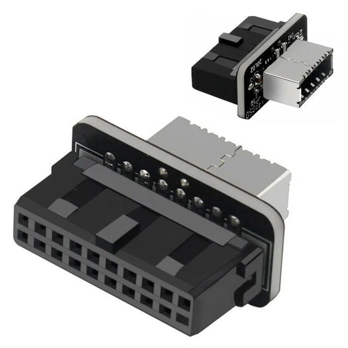 PH73S USB3.0 19P/20P to Type-E Vertical Motherboard Adapter Chassis Front Type-C Plug-in Port - 1