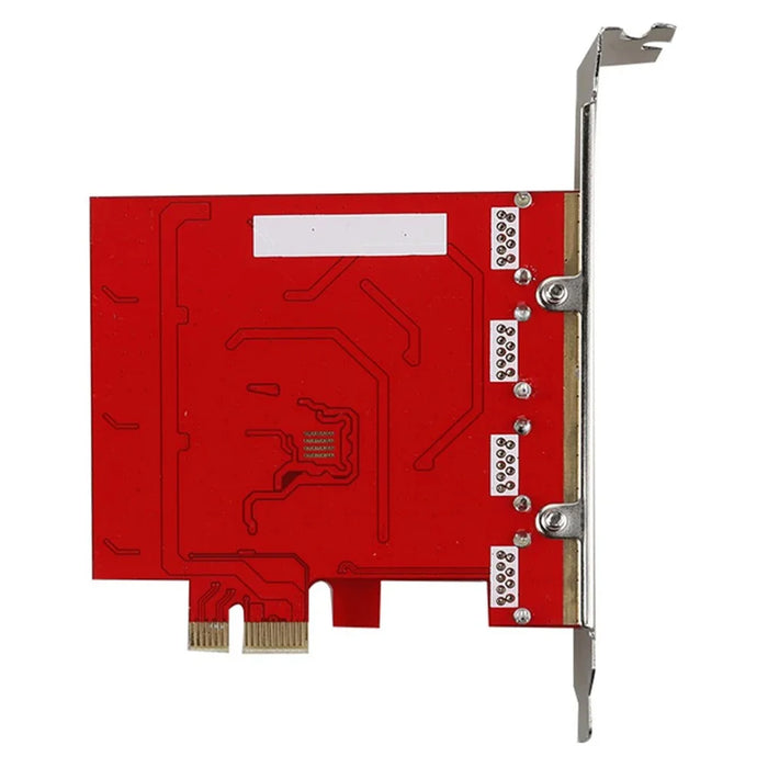 TXB006 PCI-E to 4 X USB 3.0 Adapter Card Desktop Computer Internal PCI Express Expansion Card - 4