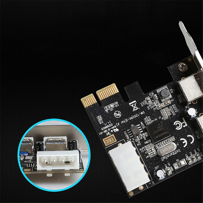 TXB047 PCI-E to USB3.0 Adapter Card USB3.0 Expansion Card for Desktop PC - 7