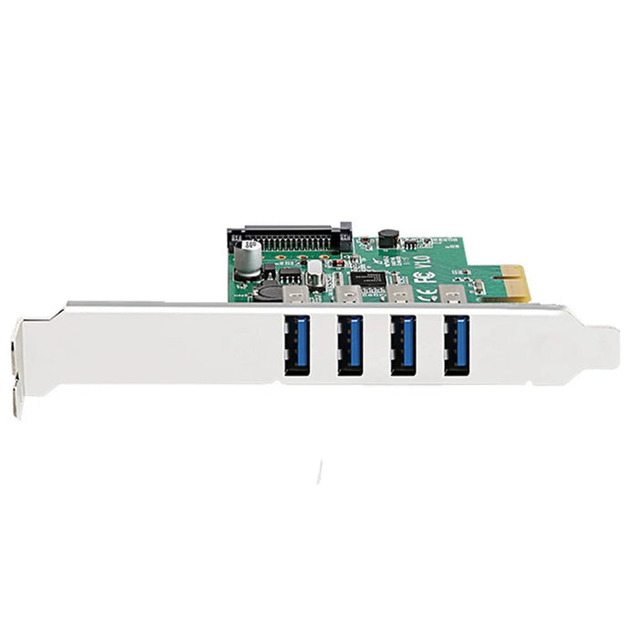 TXB003 4 USB3.0 Ports PCI-E Expansion Card NEC Chip Desktop Computer Adapter Card - 2