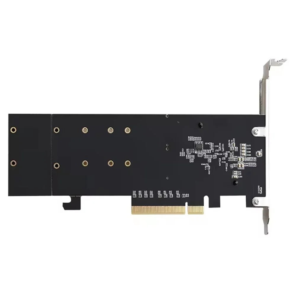 TXB122 ASM18 12 Adapter Heat Sink M.2 NVME SSD Expansion Card to PCI-E 3.0 X8 Adapter Card - 2