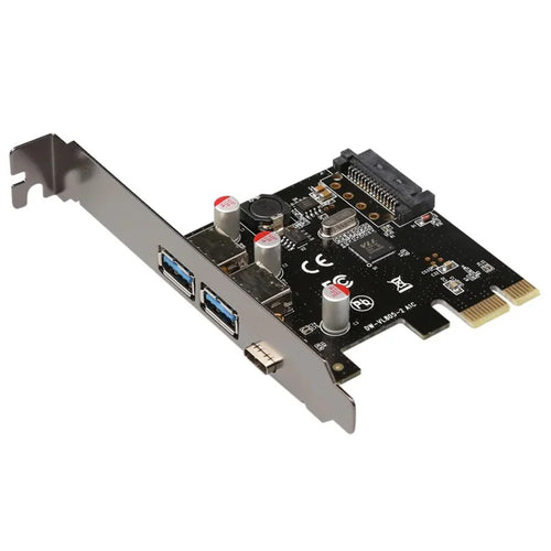 TXB055 USB3.1 Type-C + Dual USB3.0 Type-A PCI-E Expansion Card - 1