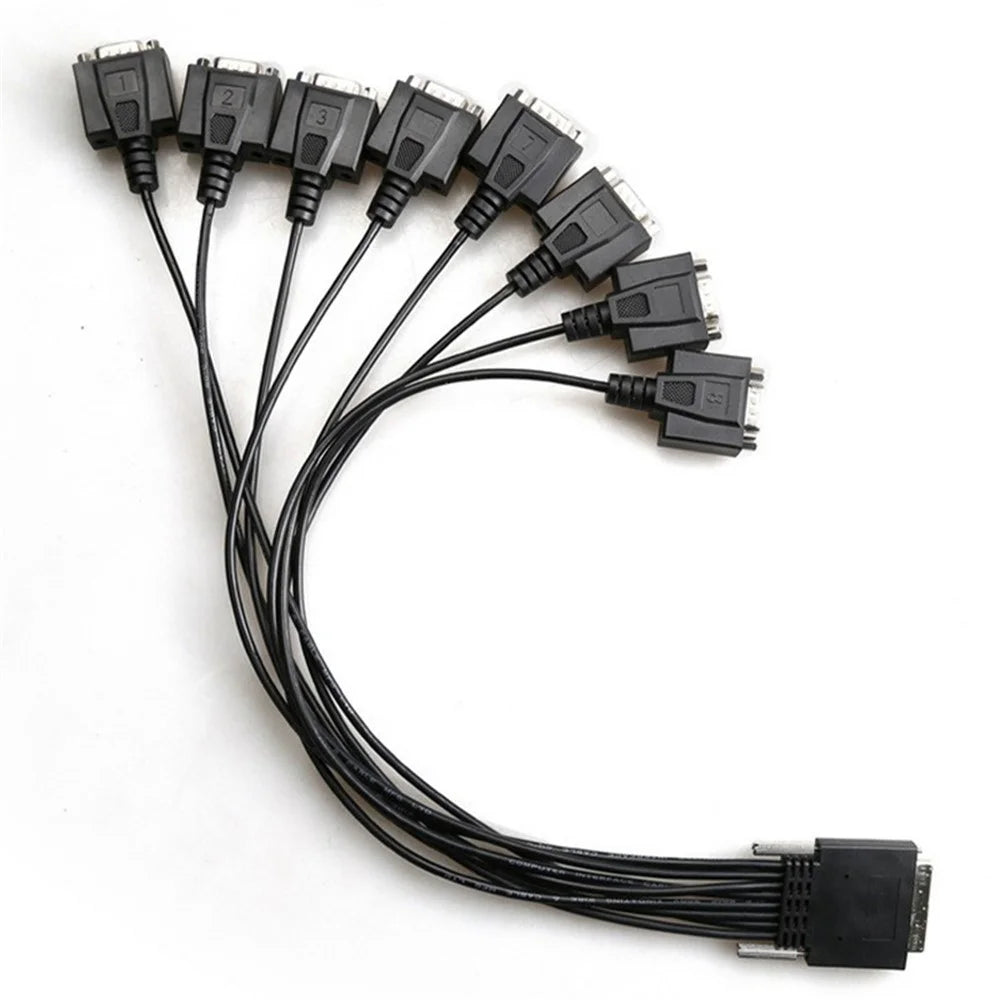 TXB107 Pcie to 8 Serial Port RS232 Expansion Card Desktop PC PCI-E Serial Port Adapter Card - 3