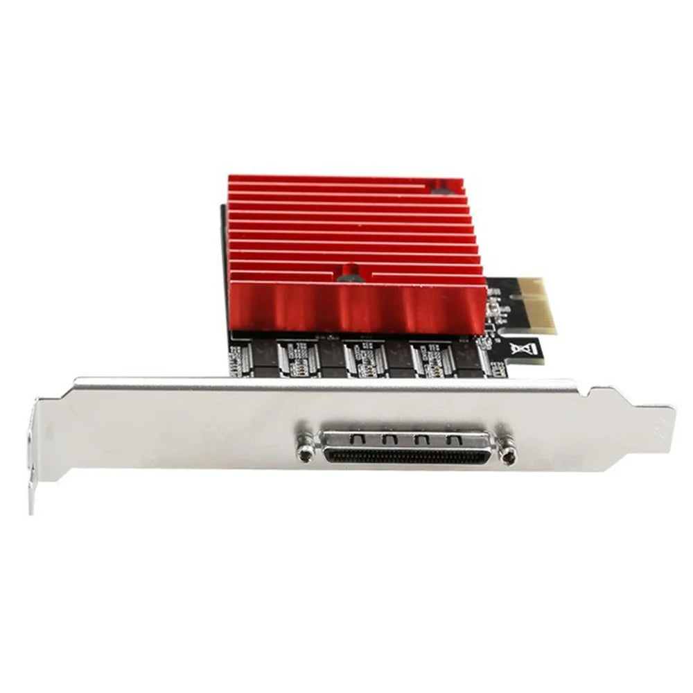 TXB107 Pcie to 8 Serial Port RS232 Expansion Card Desktop PC PCI-E Serial Port Adapter Card - 4