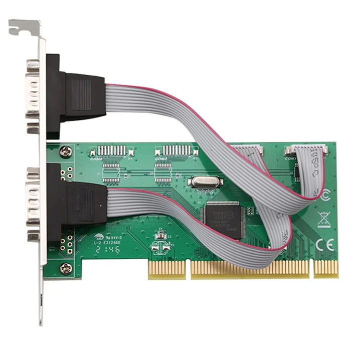 TXB147 9-pin Printer Interface PCI Serial Port Expansion Card PCI TX382A-2S Adapter Card - 2