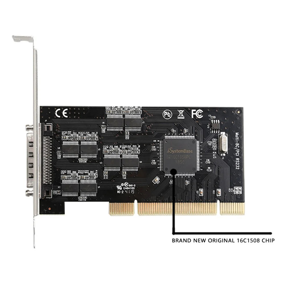 TXB062 8 Ports RS232 PCI Express Serial Card PCI-E Serial Expansion Card for Desktop Computer - 6