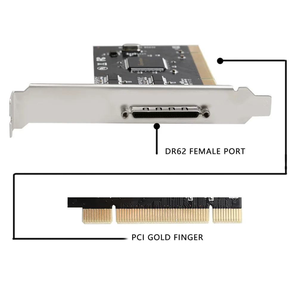 TXB062 8 Ports RS232 PCI Express Serial Card PCI-E Serial Expansion Card for Desktop Computer - 7