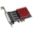 TXB121 For Desktop Computer PCIE 1x to 8x RS232 Serial Port Expansion Card - 2