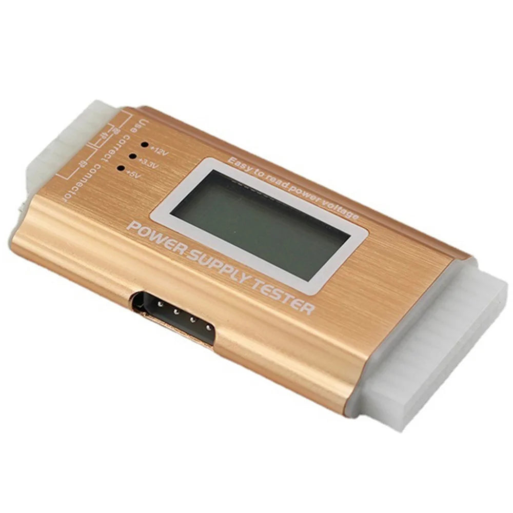 YNS-05 Aluminum Alloy LCD Display ATX Power Tester Desktop Computer Power Testing Tool - 1
