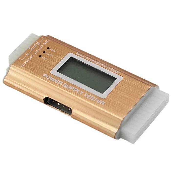 YNS-05 Aluminum Alloy LCD Display ATX Power Tester Desktop Computer Power Testing Tool - 1