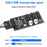 YNS-02 Motherboard USB 2.0 9-pin to 3x 9-pin Adapter Extension Cable Card - 2