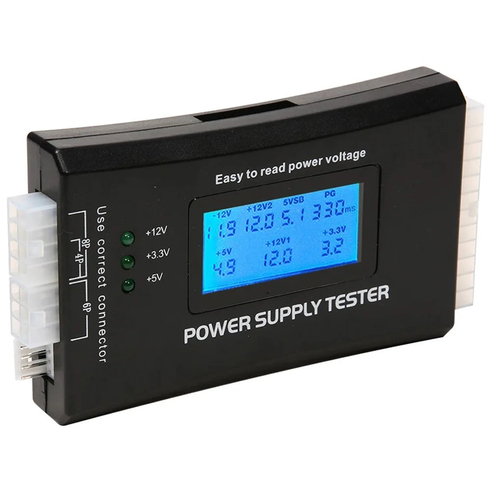 YNS-001 Digital Display Computer Power Supply Tester ATX Measuring Checker Diagnostic Tool - 1