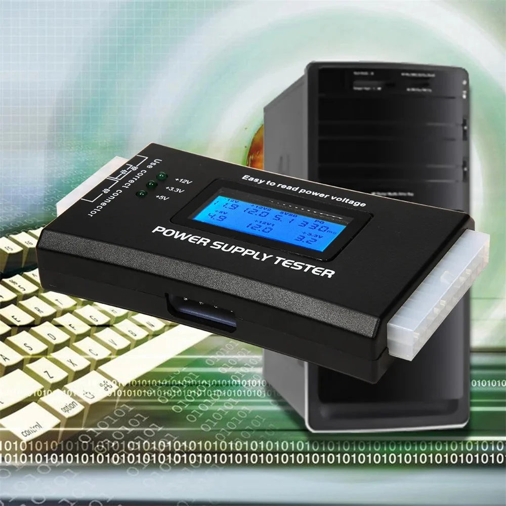 YNS-001 Digital Display Computer Power Supply Tester ATX Measuring Checker Diagnostic Tool - 7