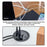 U3-095-HUB05 USB 3.0 Hub 2xUSB3.0 + 3.5mm + Type-C 60mm Desk Grommet Splitter Dock Station - 7
