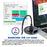 U3-095-HUB04 Desktop USB Hub to 2xCard Reader+USB-C+2xUSB 3.0+Headphone Jack Splitter Dock Station - 2