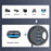 U3-095-HUB03 3X USB 3.0 Hub with Audio Port 60mm Desk Grommet Splitter Dock Station for Desktop PC Desk - 4