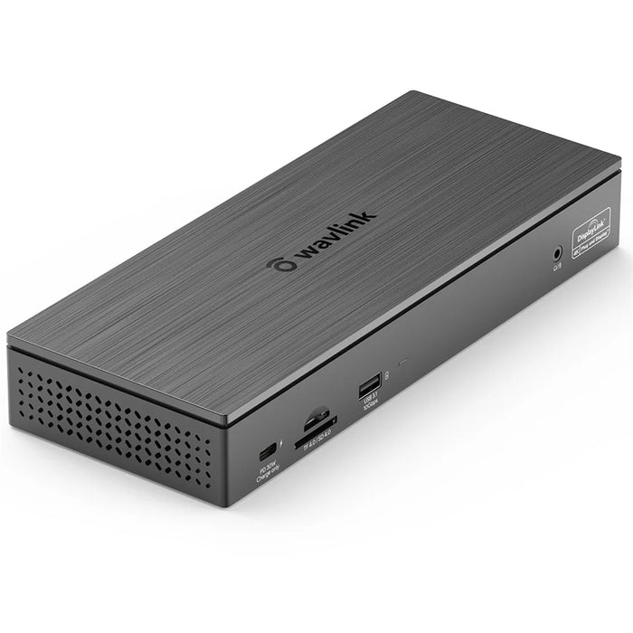 WAVLINK 5K Quadruple Display USB C Universal Docking Station 18-in-1 Laptop Dock DP / HD PD 100W for Macbook / Windows - US Plug - 1