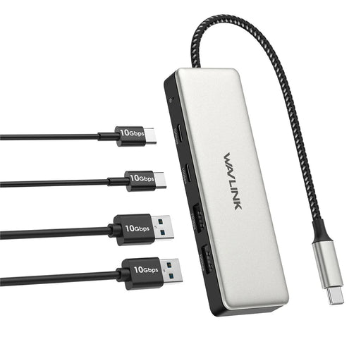 WAVLINK UH30420 Aluminum Alloy USB Hub 4-Port 10Gbps High Speed ??USB3.2 Gen2 Distributor - 2