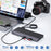 WAVLINK UMD01R Pro 13-in-1 Laptop Docking Station 2x Displayport and HD 4x USB 3.0 SD / TF Card Reader - US Plug - 6