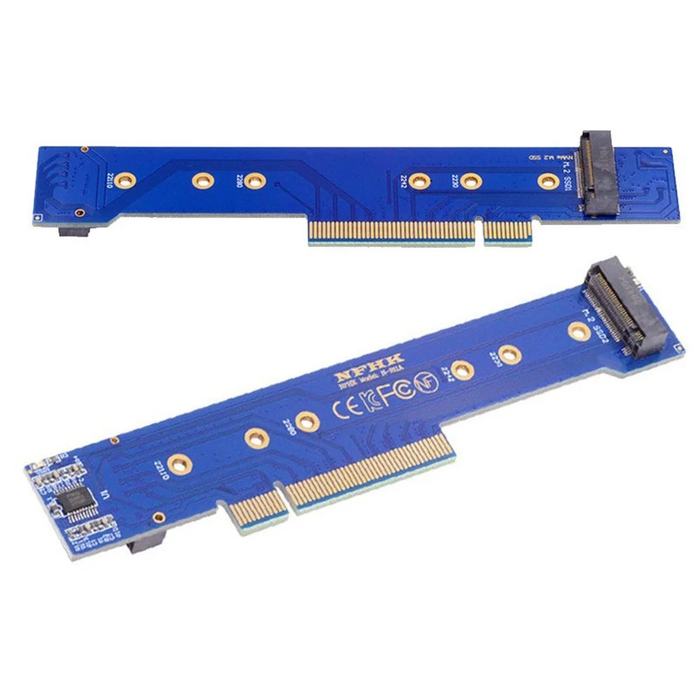 SA-012-LP Low Profile Dual 2x NVME M.2 SSD to PCIE Express Gen4 X8 X16 Raid Card VROC Raid0 Hyper Adapter - 1