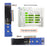 SA-012-LP Low Profile Dual 2x NVME M.2 SSD to PCIE Express Gen4 X8 X16 Raid Card VROC Raid0 Hyper Adapter - 6