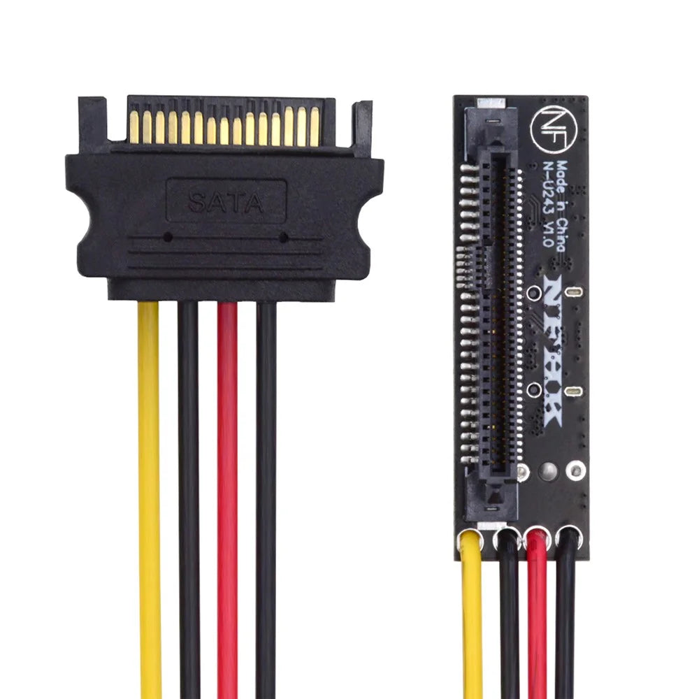 SFF-8643 PCI-E 4.0 Female to U.2 SFF-8639 U.3 NVME Pcie PCI-Express SSD Adapter for Mainboard - 2