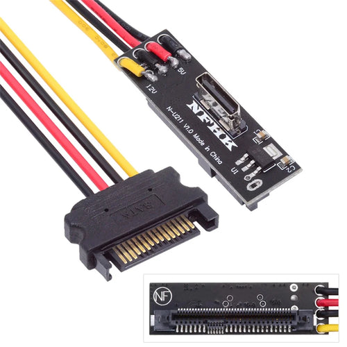 SFF-8611 Oculink Female SFF-8612 to U.2 U.3 SFF-8639 NVME Pcie PCI-Express SSD Adapter for Mainboard - 1