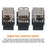 U2-075-1P 3Pcs / Set 9Pin / 10Pin Motherboard Front Panel Header Female to Single USB 2.0 Female Adapter, Straight+Left+Right Angle - 4