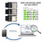 U2-075-1P 3Pcs / Set 9Pin / 10Pin Motherboard Front Panel Header Female to Single USB 2.0 Female Adapter, Straight+Left+Right Angle - 5