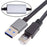 UT-024-AM 1.2m USB to Ethernet Cable USB-A 3.0 to RJ45 Male Cord 1000Mbps Gigabit LAN Network Compatible with USB2.0, AX88179 Chip - 1